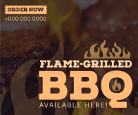Barbeque Delivery Now Available Facebook Post Design