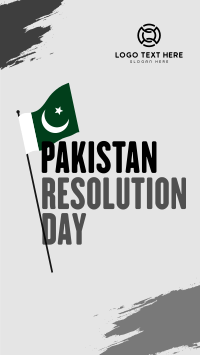 Pakistan Resolution Facebook Story Design