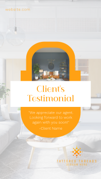 Clean Real Estate Testimonial TikTok Video Image Preview