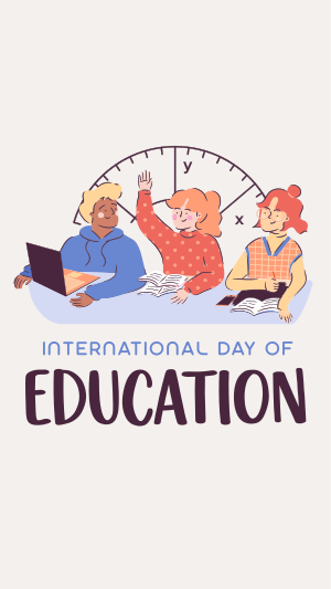 Students International Education Day Facebook story Image Preview