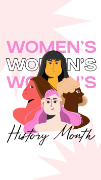 Pretty Women's Month Instagram Story Design