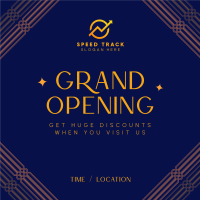 Art Deco Grand Opening Instagram post Image Preview