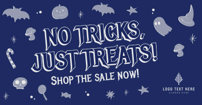 Trick or Treat Sale Facebook ad Image Preview