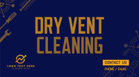 Dryer Cleaner Facebook Event Cover Design
