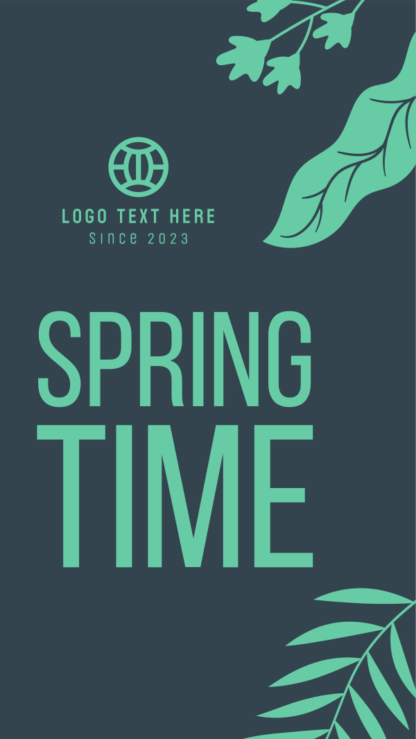 Spring Time Instagram Story Design Image Preview