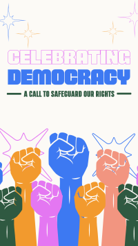 International Day of Democracy YouTube Short Design