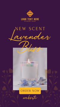 Lavender Bliss Candle Instagram reel Image Preview
