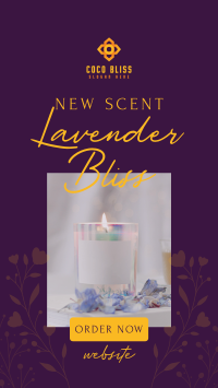 Lavender Bliss Candle Instagram Reel Image Preview