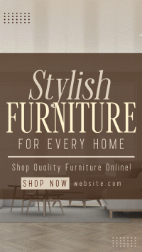 Stylish Quality Furniture Facebook Story Preview