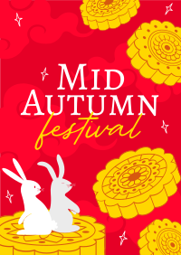Bunny Mid Autumn Festival Flyer Image Preview