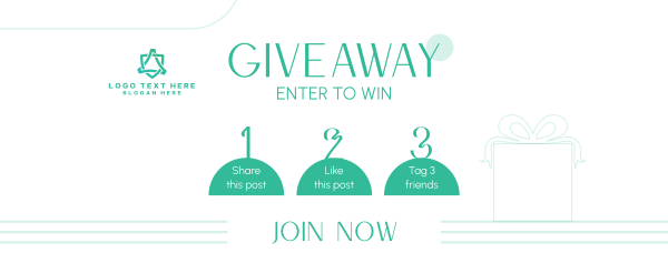 Simple Giveaway Instructions Facebook Cover Design Image Preview