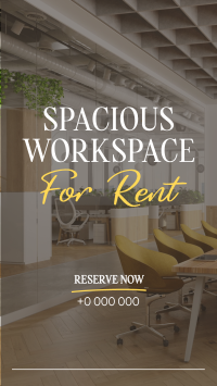 Spacious Space Rental YouTube short Image Preview