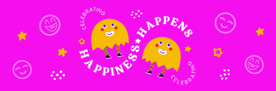 Happiness Is Contagious Twitter header (cover) Image Preview