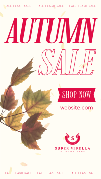 Autumn Saving Sale Facebook Story Image Preview