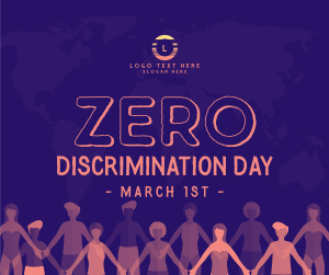 Zero Discrimination Celebration Facebook Post Image Preview