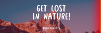 Get Lost In Nature Twitter Header Design