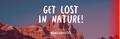 Get Lost In Nature Twitter header (cover) Image Preview