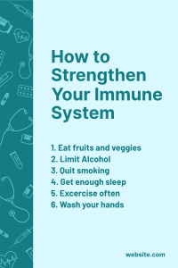 How to Strengthen Your Immune System Pinterest Pin Image Preview