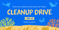Ocean Conservation Facebook Ad Design