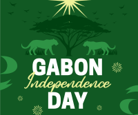 Gabon Independence Day Facebook post Image Preview