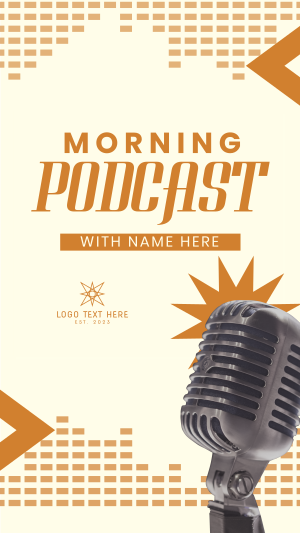 Morning Podcast Stream Facebook story Image Preview