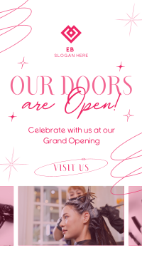 Grand Opening Salon TikTok Video Image Preview