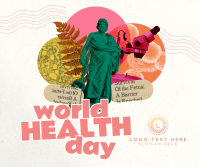 World Health Day Collage Facebook Post Design