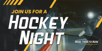 Ice Hockey Night Twitter post Image Preview