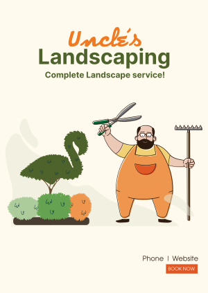 Uncle's Landscaping Poster Image Preview