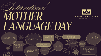 Modern Nostalgia International Mother Language Day Facebook event cover Image Preview