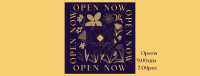 Open Flower Shop Facebook Cover Design