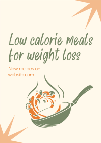 Healthy Diet Meals  Poster Design