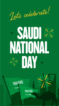Saudi Day Celebration TikTok video Image Preview