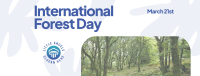 Forest Day Greeting Facebook cover Image Preview