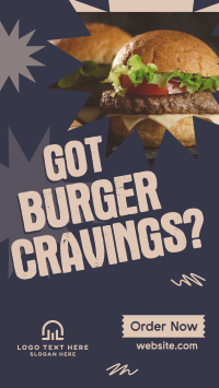 Burger Cravings Instagram story Image Preview