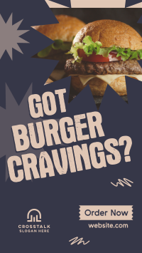 Burger Cravings Instagram story Image Preview