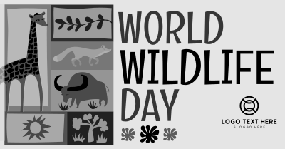 Paper Cutout World Wildlife Day Facebook ad Image Preview
