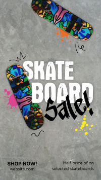 Streetstyle Skateboard Sale TikTok video Image Preview