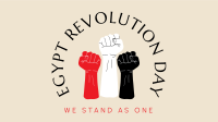 Egyptian Revolution Facebook Event Cover Design