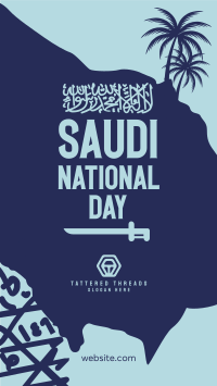 Saudi National Day TikTok Video Image Preview