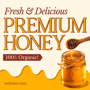 Organic Premium Honey Instagram post Image Preview