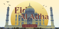 Eid Al Adha Temple Twitter post Image Preview