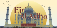 Eid Al Adha Temple Twitter Post Design