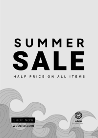 Summer Waves Sale Poster Image Preview