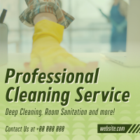 Pro Cleaning Geometric Instagram Post Preview