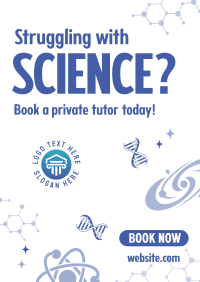 Science Private Tutorial Poster Design