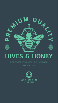 High Quality Honey Facebook Story Design