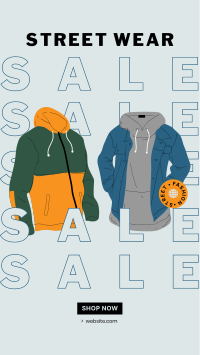 Street Wear Sale Facebook story Image Preview