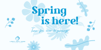 Spring New Beginnings Twitter post Image Preview