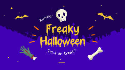 Freaky Halloween Facebook event cover Image Preview